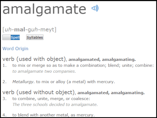 Amalgamate
