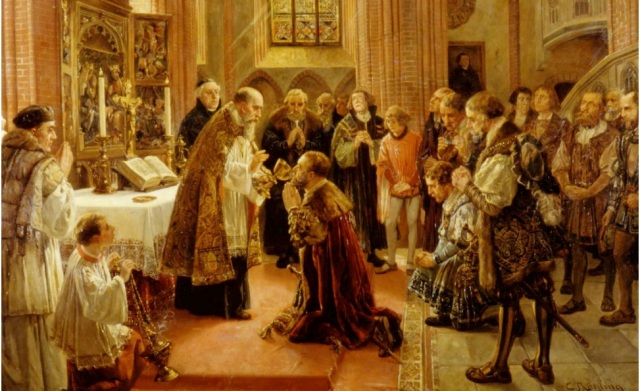 First Lutheran service in Brandenburg 1539